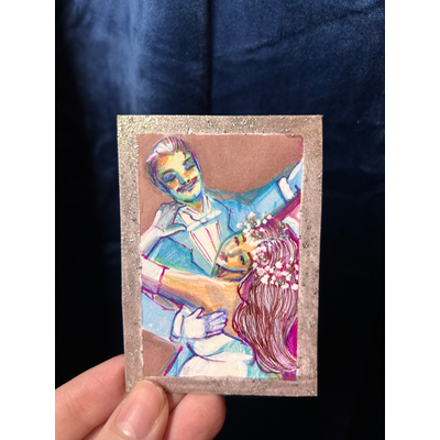 Persephone’s Dance aceo art card thumbnail 2