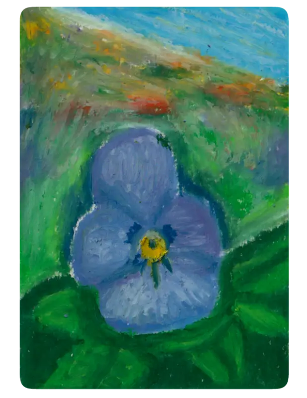 Viola aceo art card