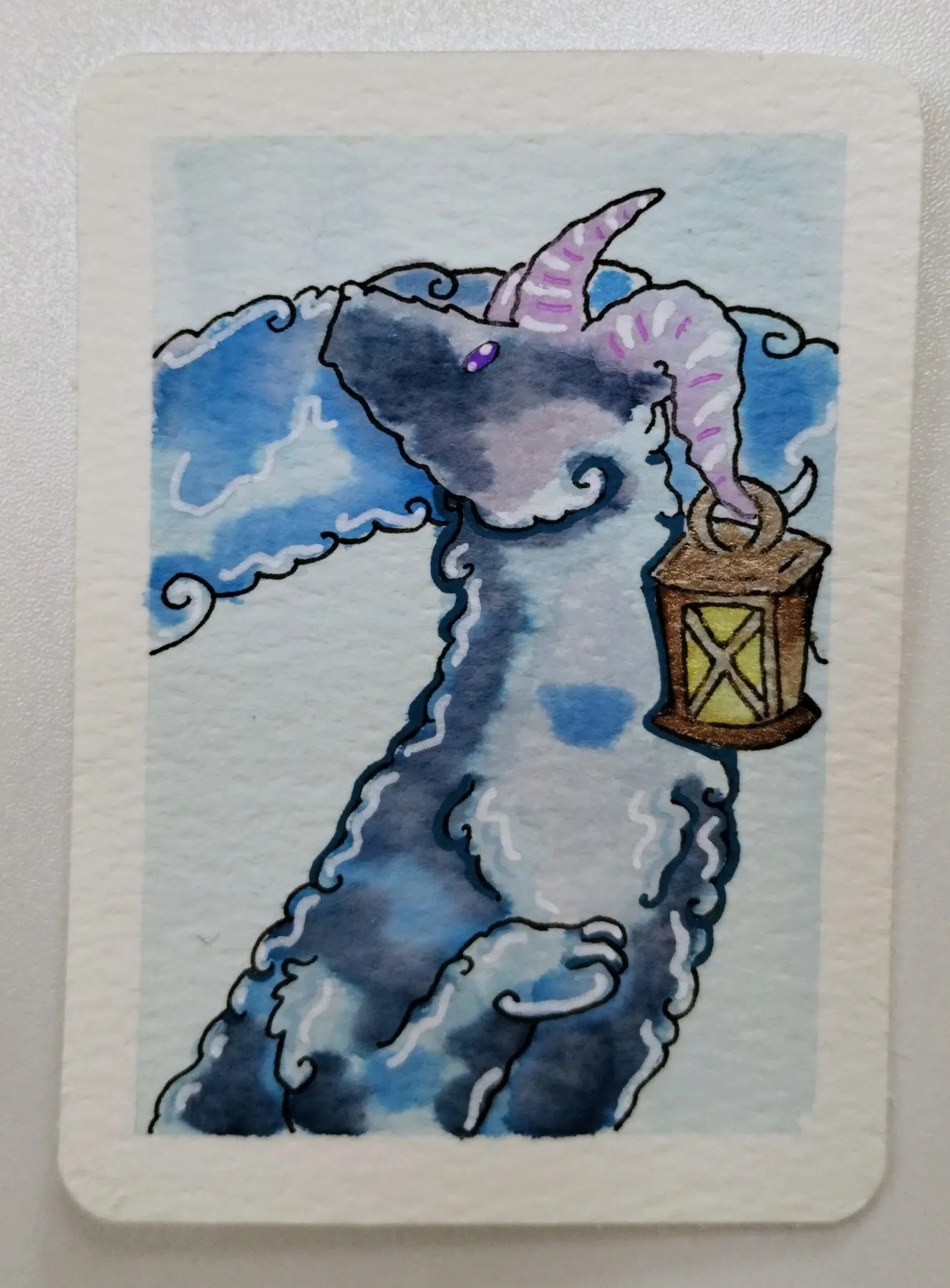 Light The Way aceo art card