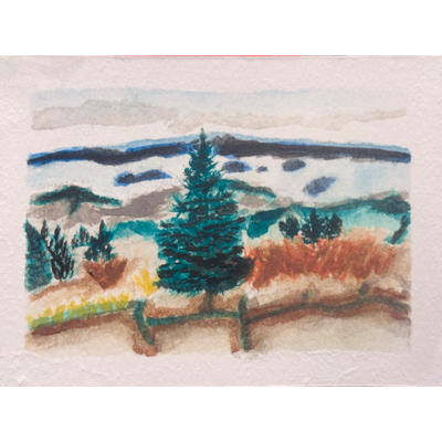 The View from Cadillac, Acadia National Park Collection aceo art card thumbnail 1