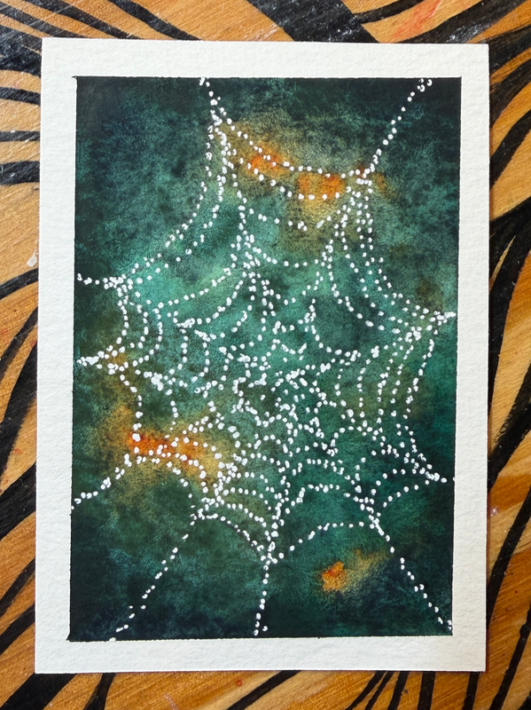 Woodland Lace aceo art card