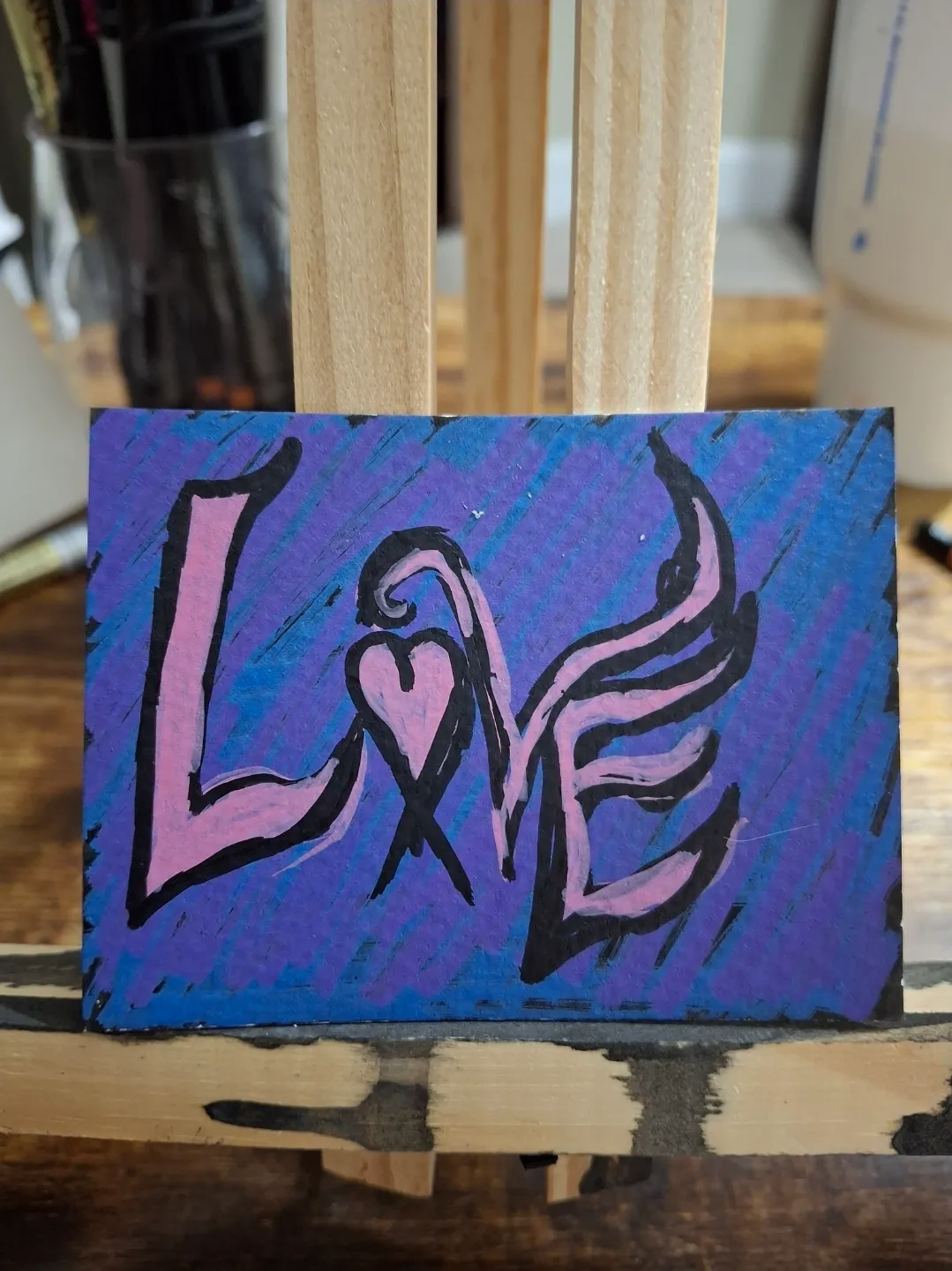 A 90s Kind of Love aceo art card