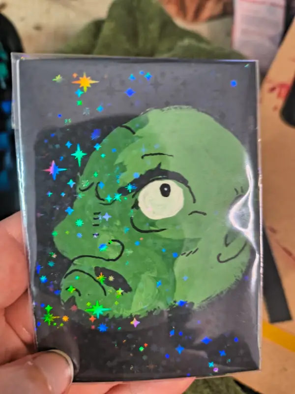 Ghibli head 3 aceo art card