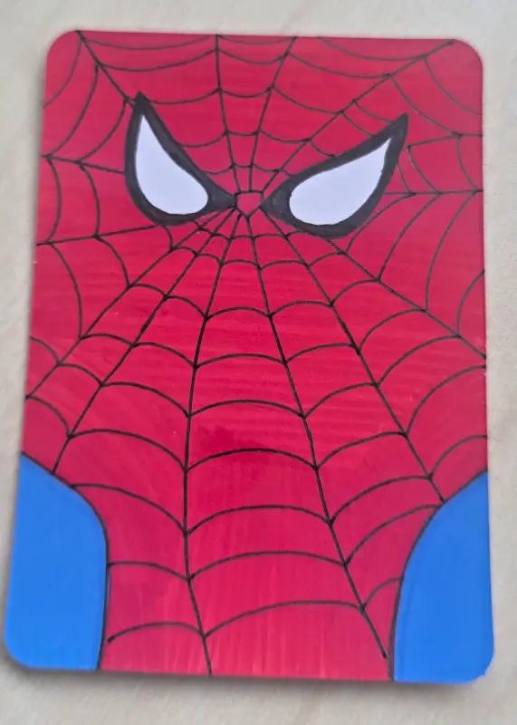 Friendly Spider aceo art card