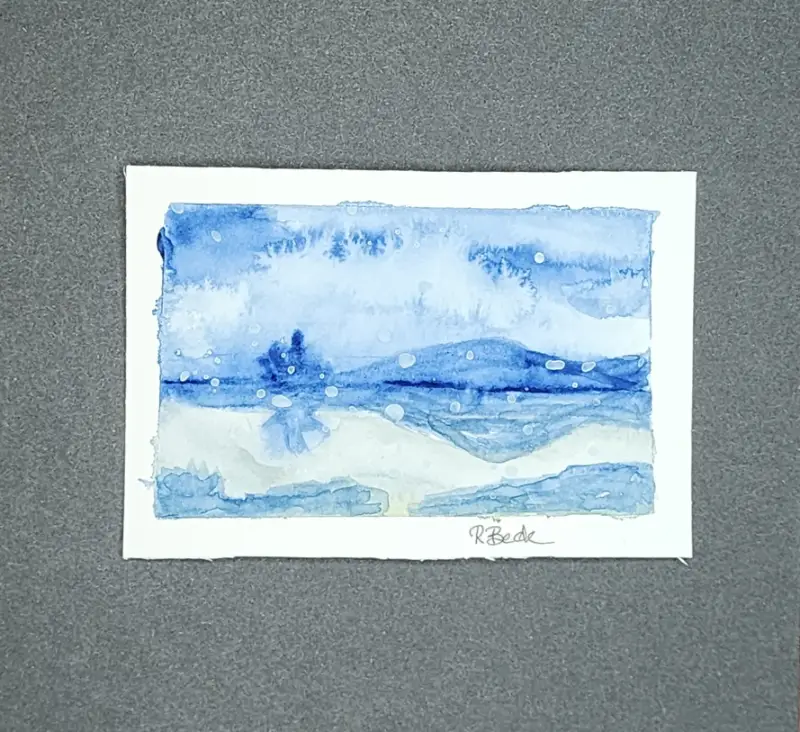Still Reflection aceo art card