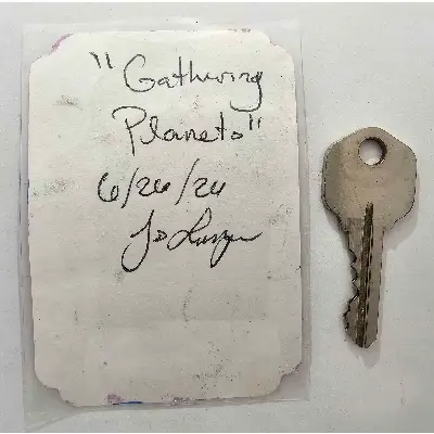 Gathering Planets aceo art card thumbnail 3