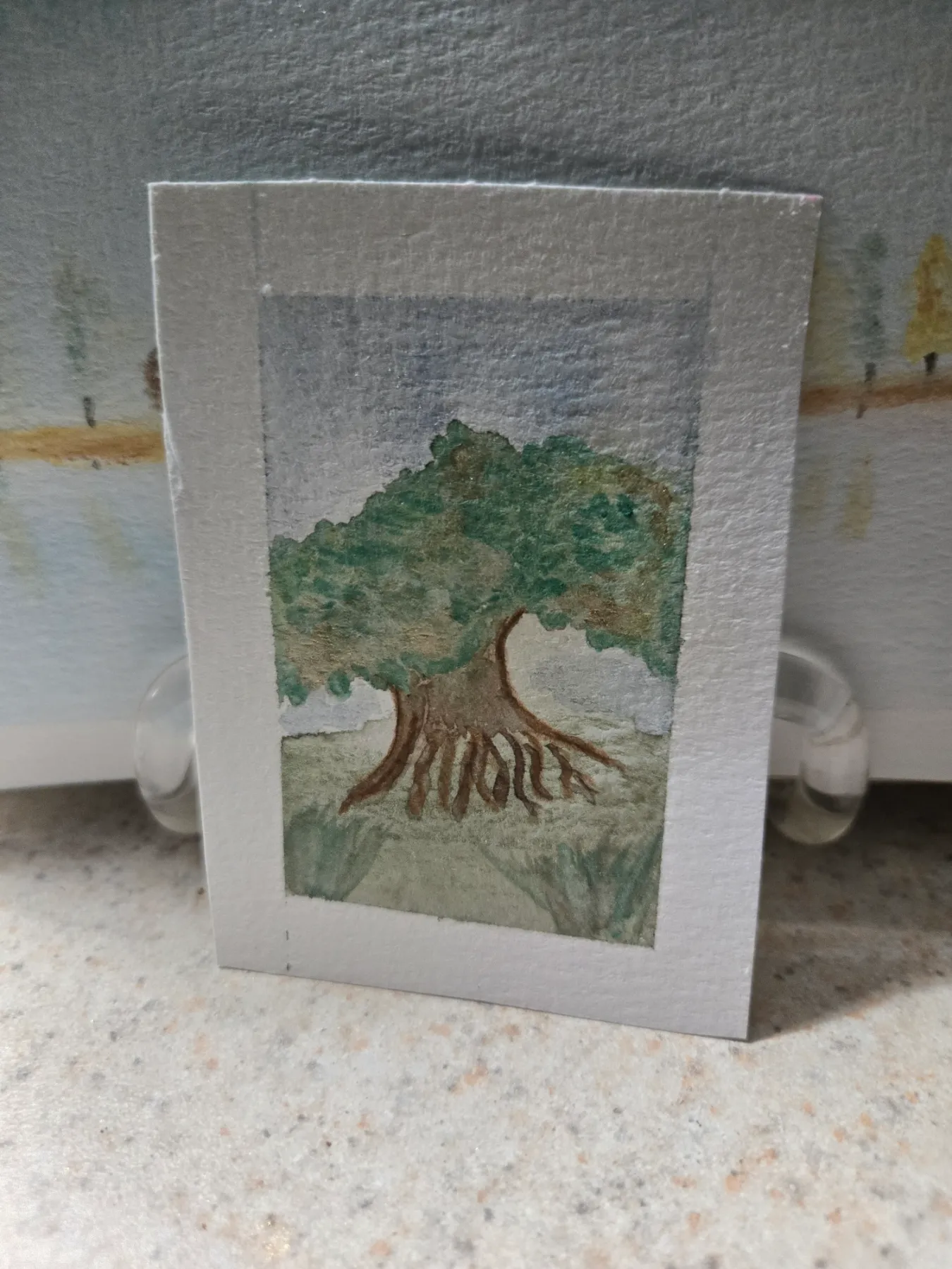 Old Tree aceo art card