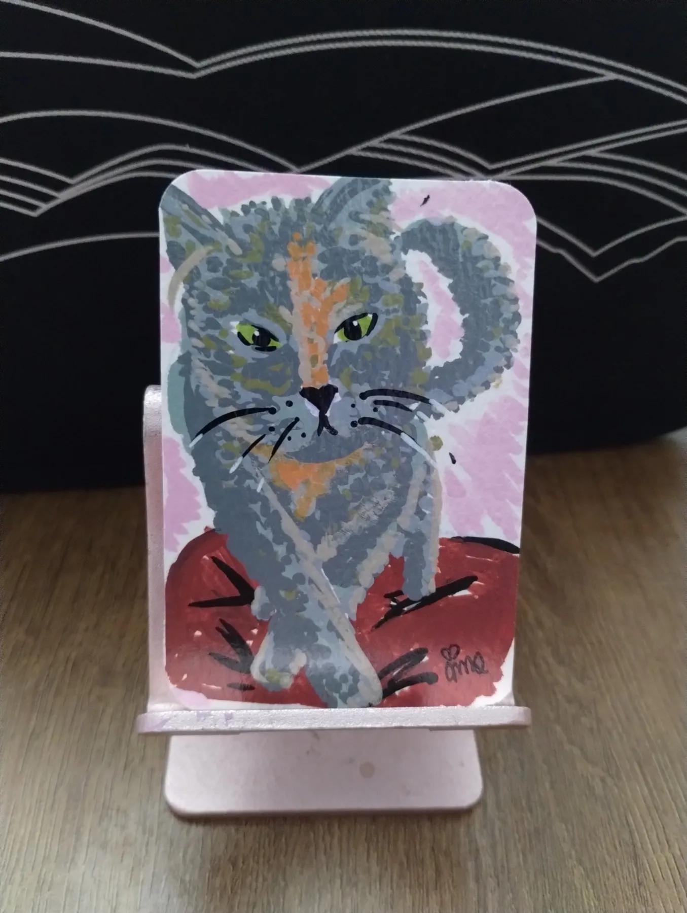 Cats series 2/8 aceo art card