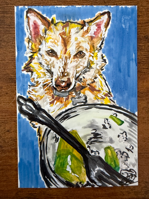 Starved and Forgotten aceo art card