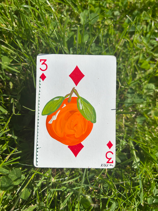 Ripe Clementine 🍊 aceo art card