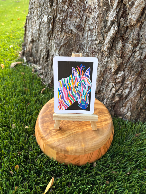 Crazy Eyes aceo art card