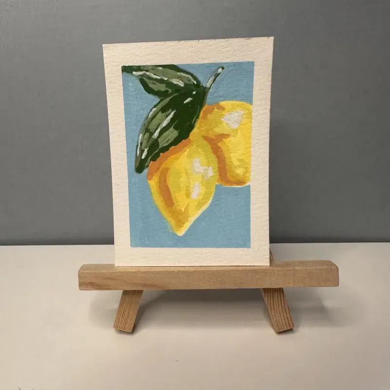 Lemons aceo art card
