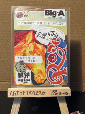 Horse aceo art card thumbnail 1