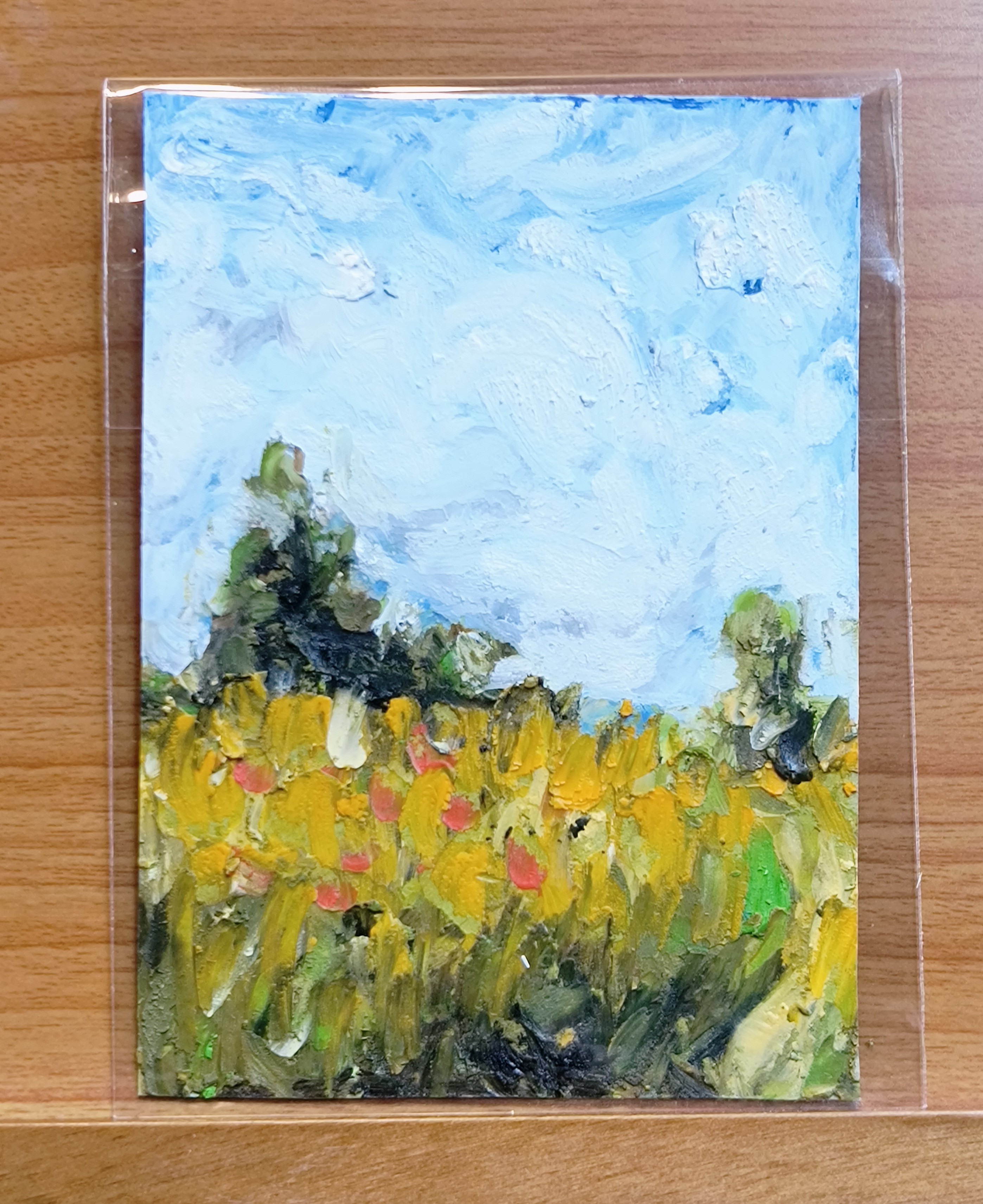 Field aceo art card