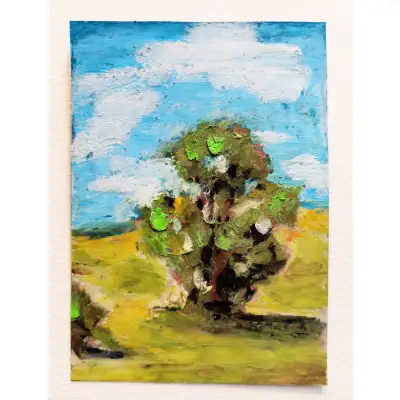 Fairgrounds pt1 aceo art card thumbnail 1