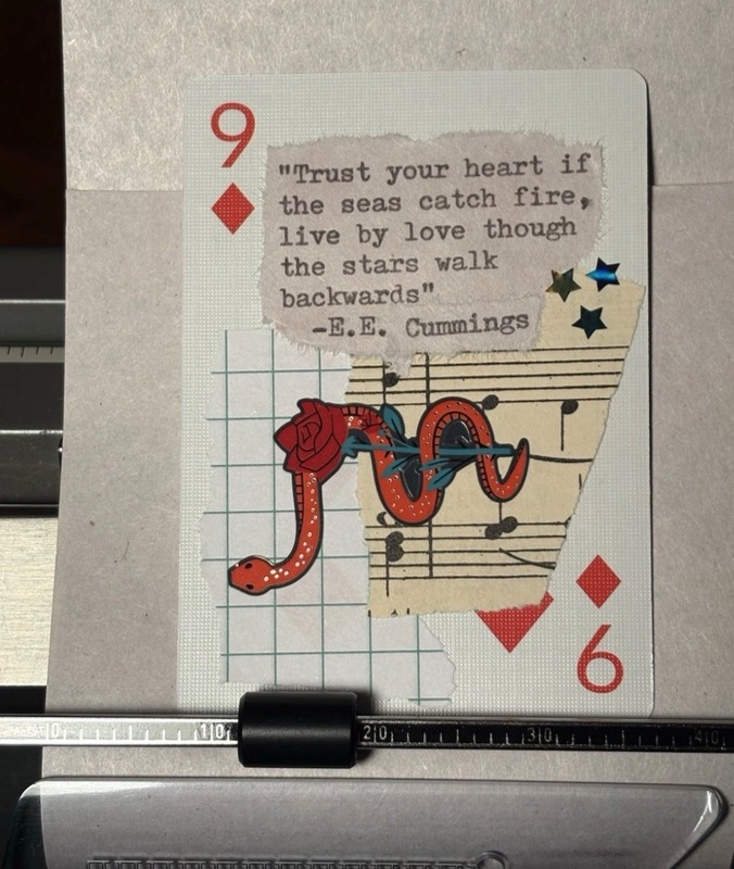 Snake Quote Card #62 aceo art card
