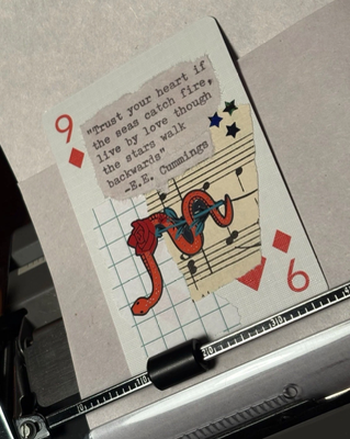 Snake Quote Card #62 aceo art card thumbnail 2