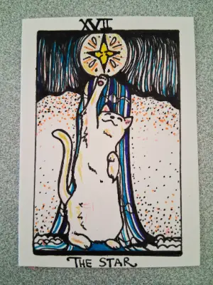The Star aceo art card thumbnail 2