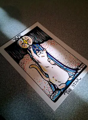 The Star aceo art card thumbnail 1