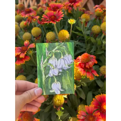 ACEO Original "Valley Lillies" aceo art card thumbnail 1