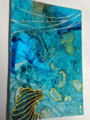 Reef #6 aceo art card thumbnail 2