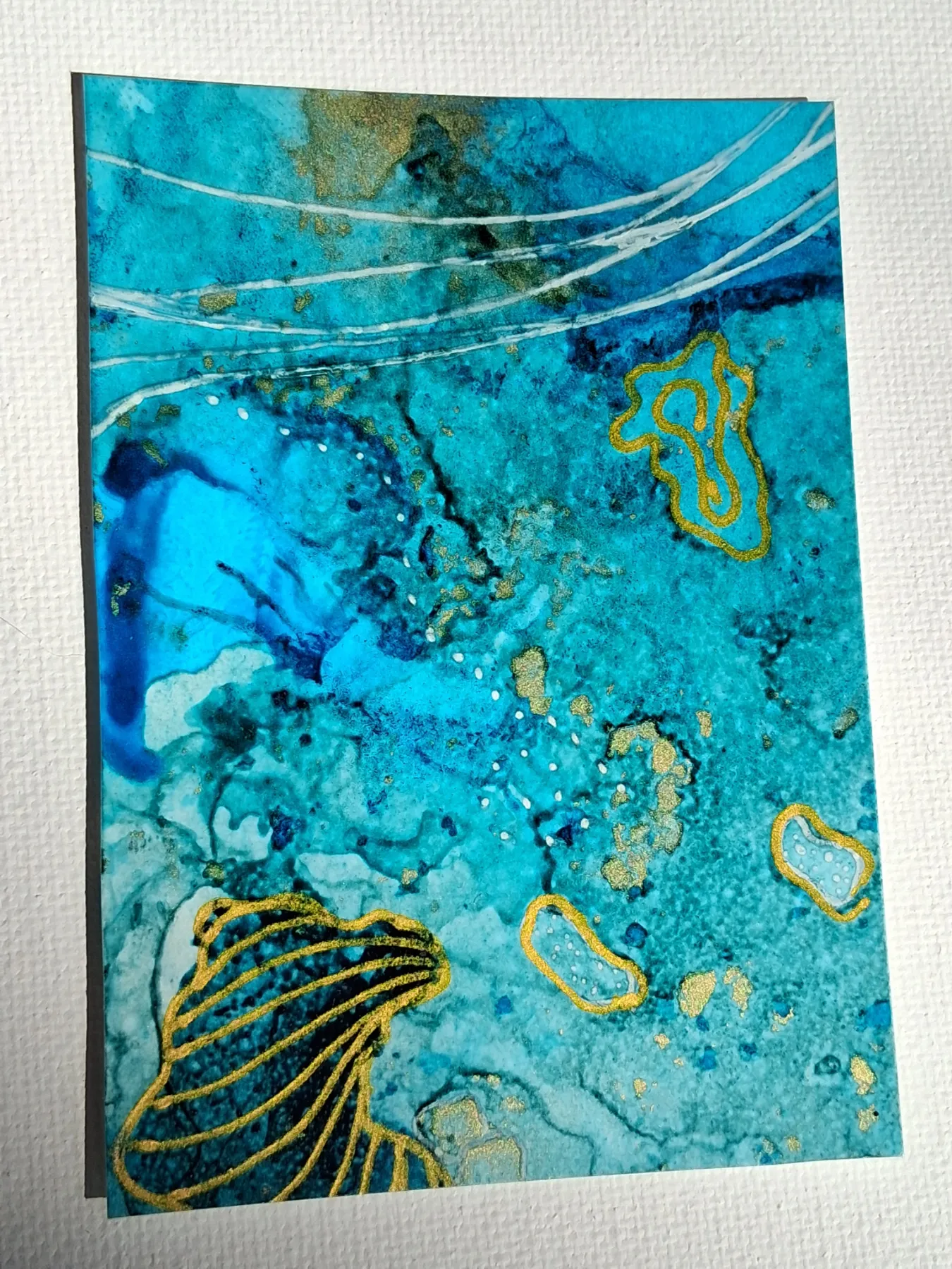 Reef #6 aceo art card