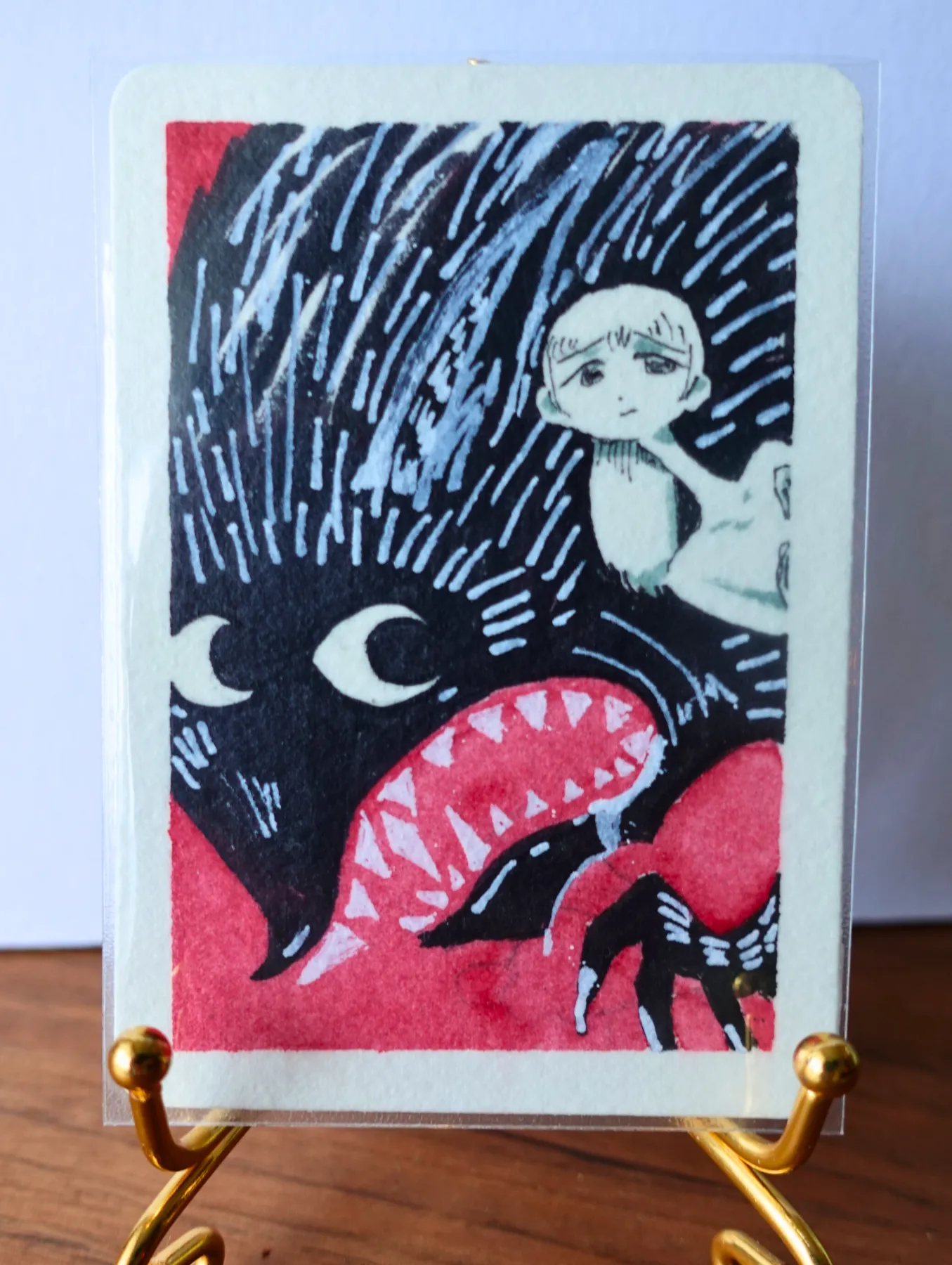 Lost aceo art card
