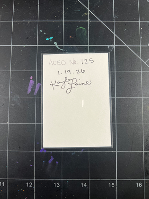 Pink Hard Candy aceo art card thumbnail 2