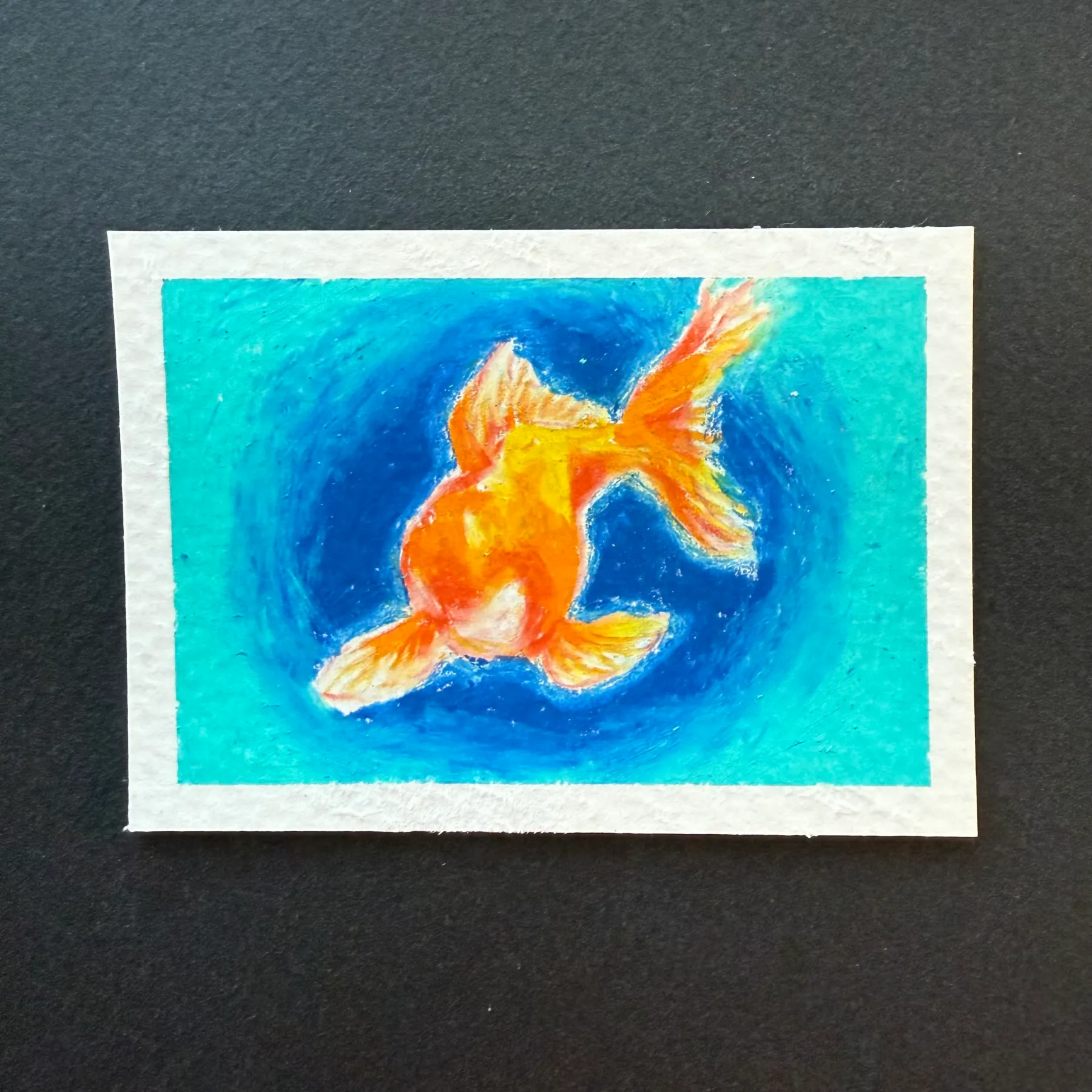 fishbowl aceo art card