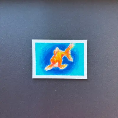 fishbowl aceo art card thumbnail 2