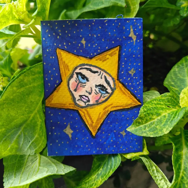 Star Baby aceo art card