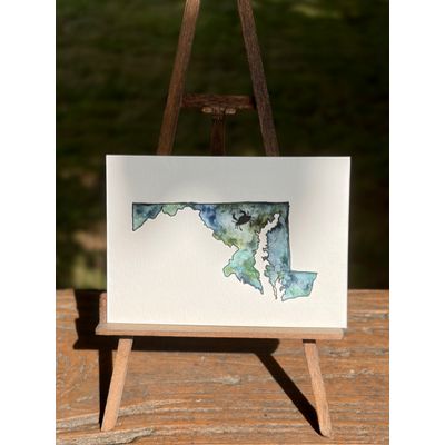 Maryland: Blue Crab aceo art card thumbnail 2