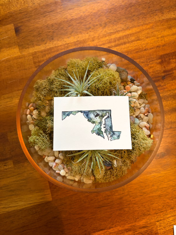 Maryland: Blue Crab aceo art card