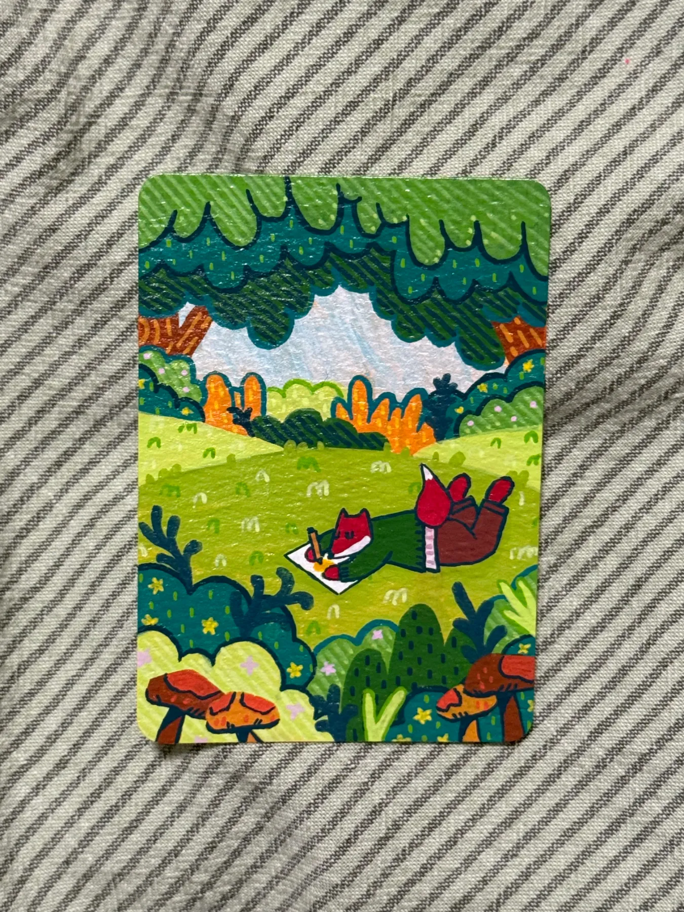 Sketch Time aceo art card