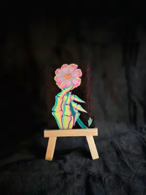 What The Dead Grows aceo art card thumbnail 2