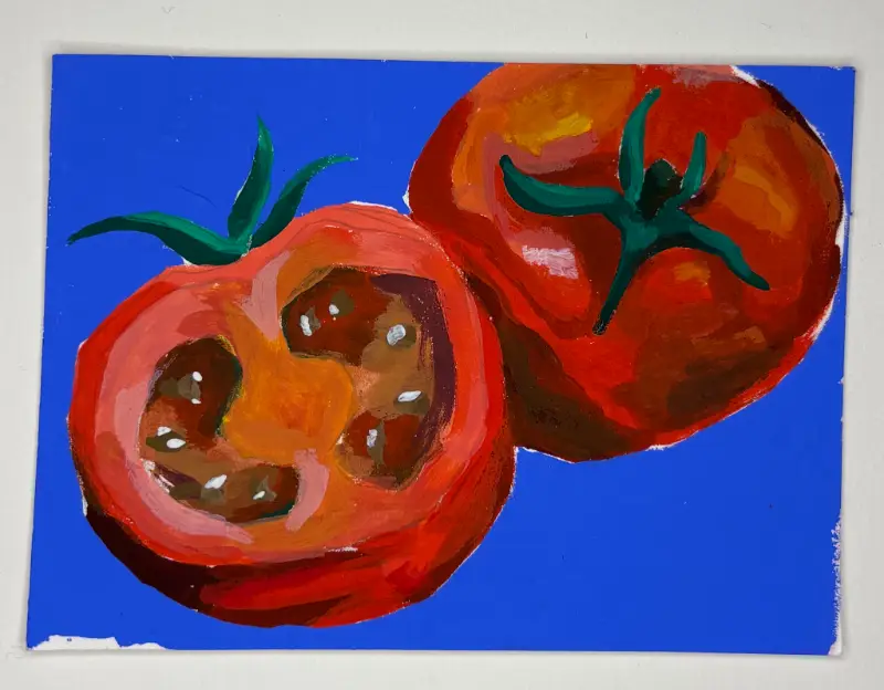 i love you from my head to-ma-toes aceo art card