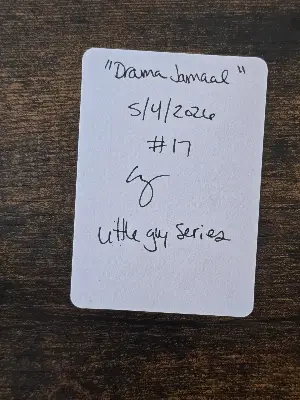 Drama Jamaal aceo art card thumbnail 2