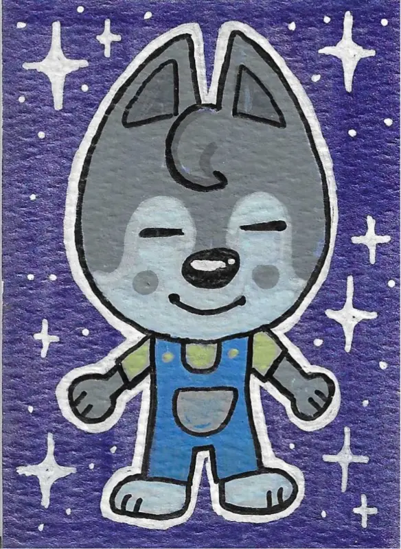 Bang Chan aceo art card