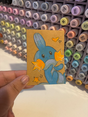 “Mudkip” Pokemon aceo art card thumbnail 3