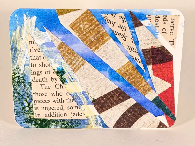 Collage #39 aceo art card