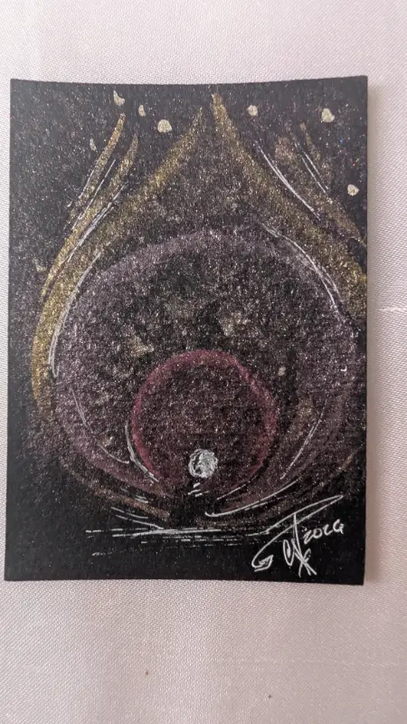 Pearl aceo art card