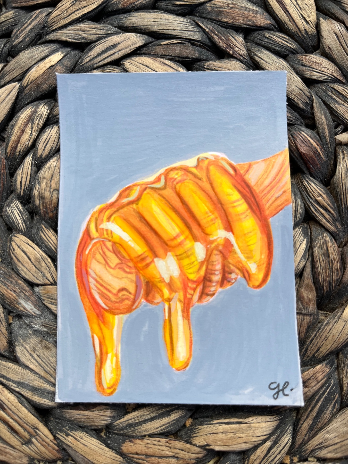 Dripping Honey aceo art card