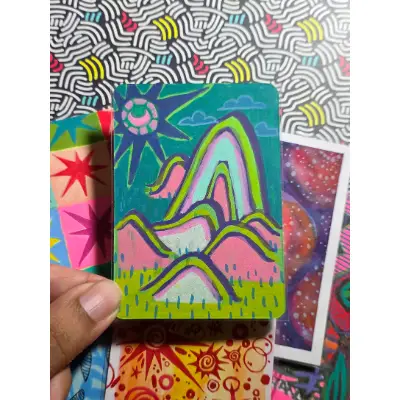 The Hills aceo art card thumbnail 1