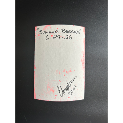 Summer Berries aceo art card thumbnail 2