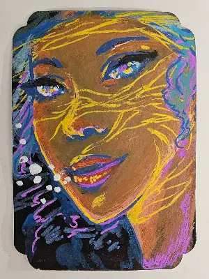 Underwater aceo art card thumbnail 1