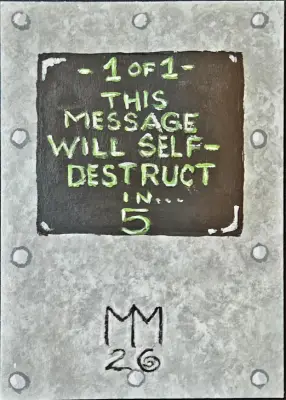 MOOsion ImpossiBULL aceo art card thumbnail 2