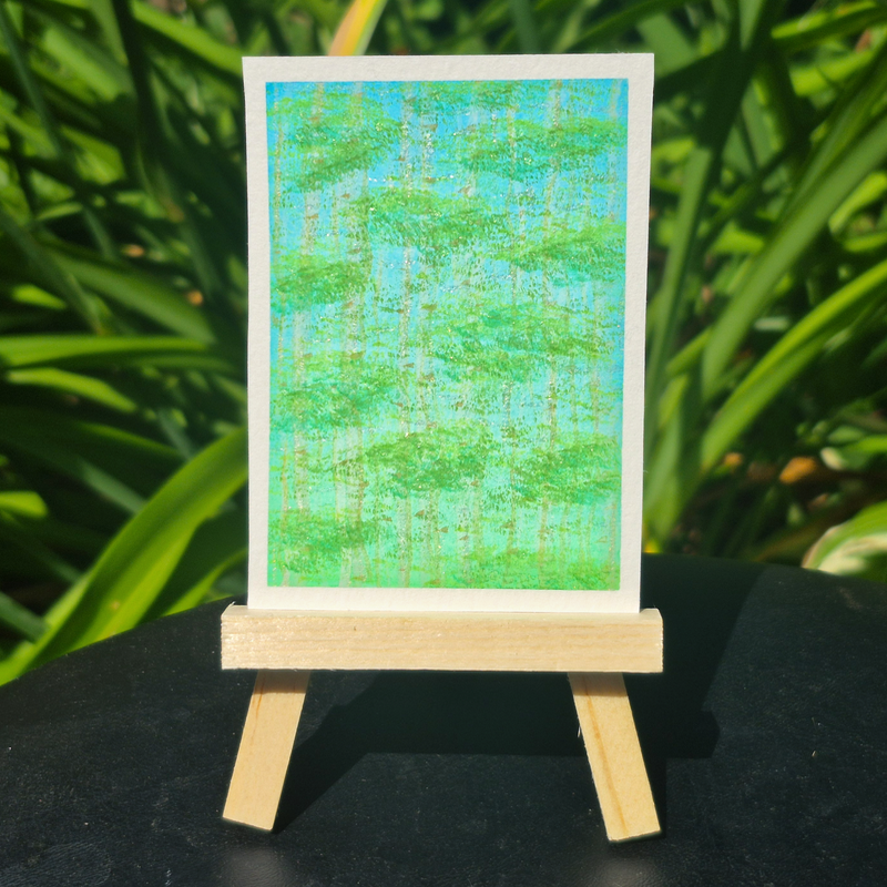 Trees no.4 aceo art card