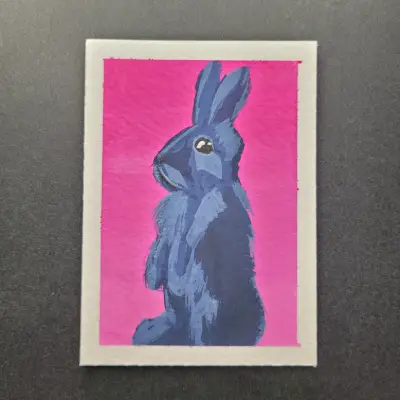 On watch aceo art card thumbnail 1