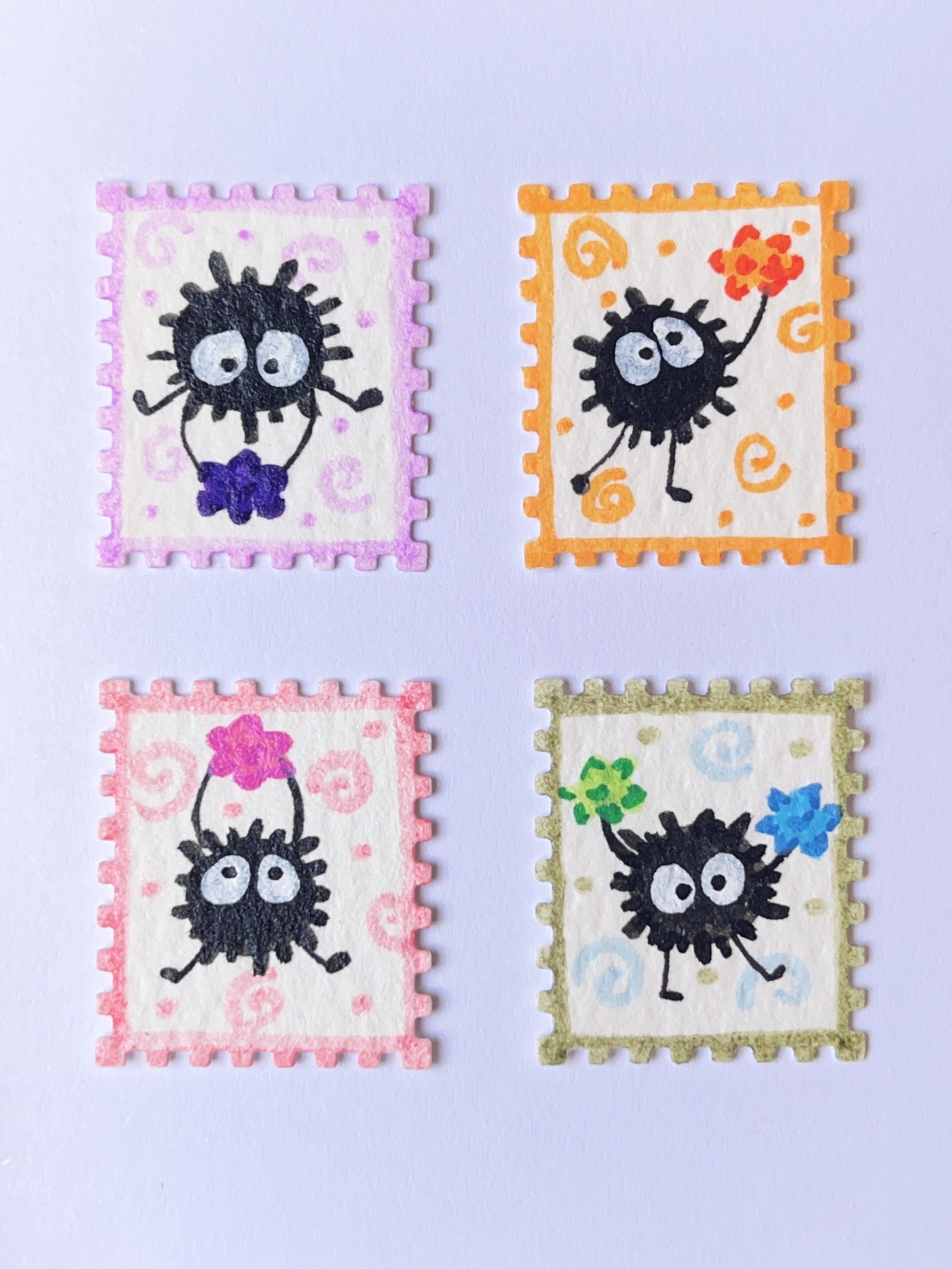 Reaching for the Star(s) Candy Soot Sprites aceo art card