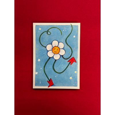 Flower Dance aceo art card thumbnail 3